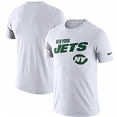 New York Jets Nike Sideline Line of Scrimmage Legend Performance T-Shirt White,baseball caps,new era cap wholesale,wholesale hats